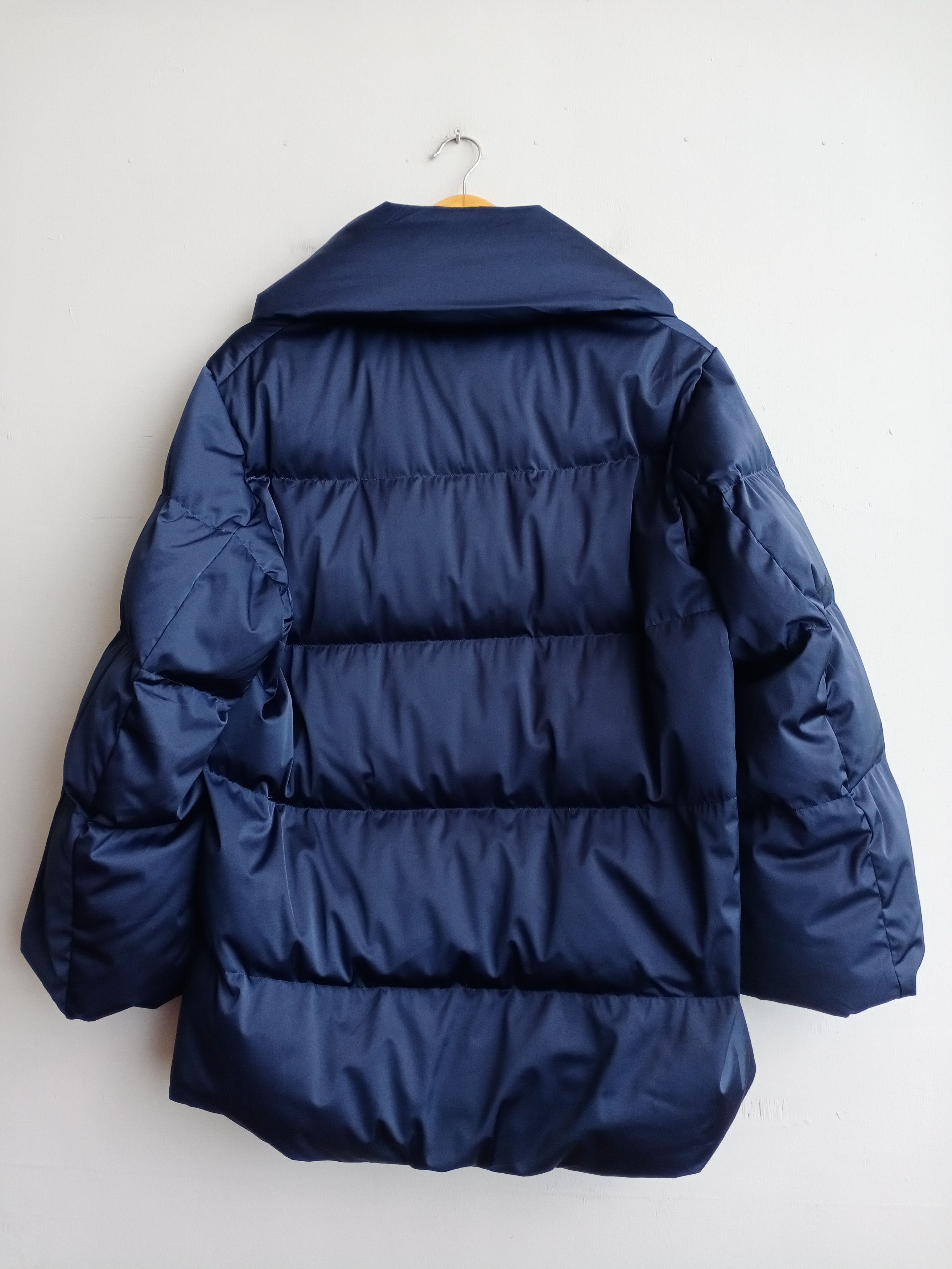 💥RARE💥Jil Sander X Uniqlo Down Volume Navy Jacket - Main Image