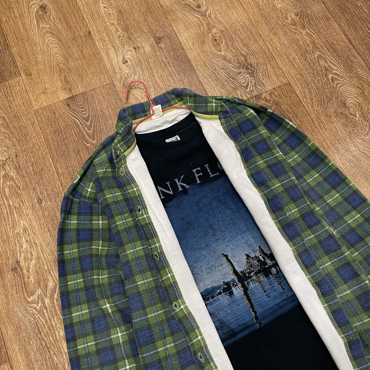 Vintage Vintage 90s Plaid Shirt Green Blue Oversized Grunge Streetwe Size US M / EU 48-50 / 2 - 6 Thumbnail