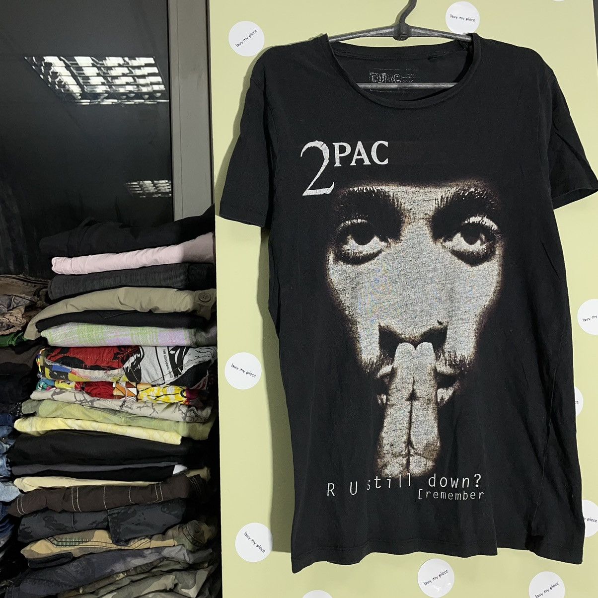 Vintage Vintage 90s 2Pac Graphic Tee Sun Faded Rap Streetwear Boxy S Size US S / EU 44-46 / 1 - 3 Thumbnail