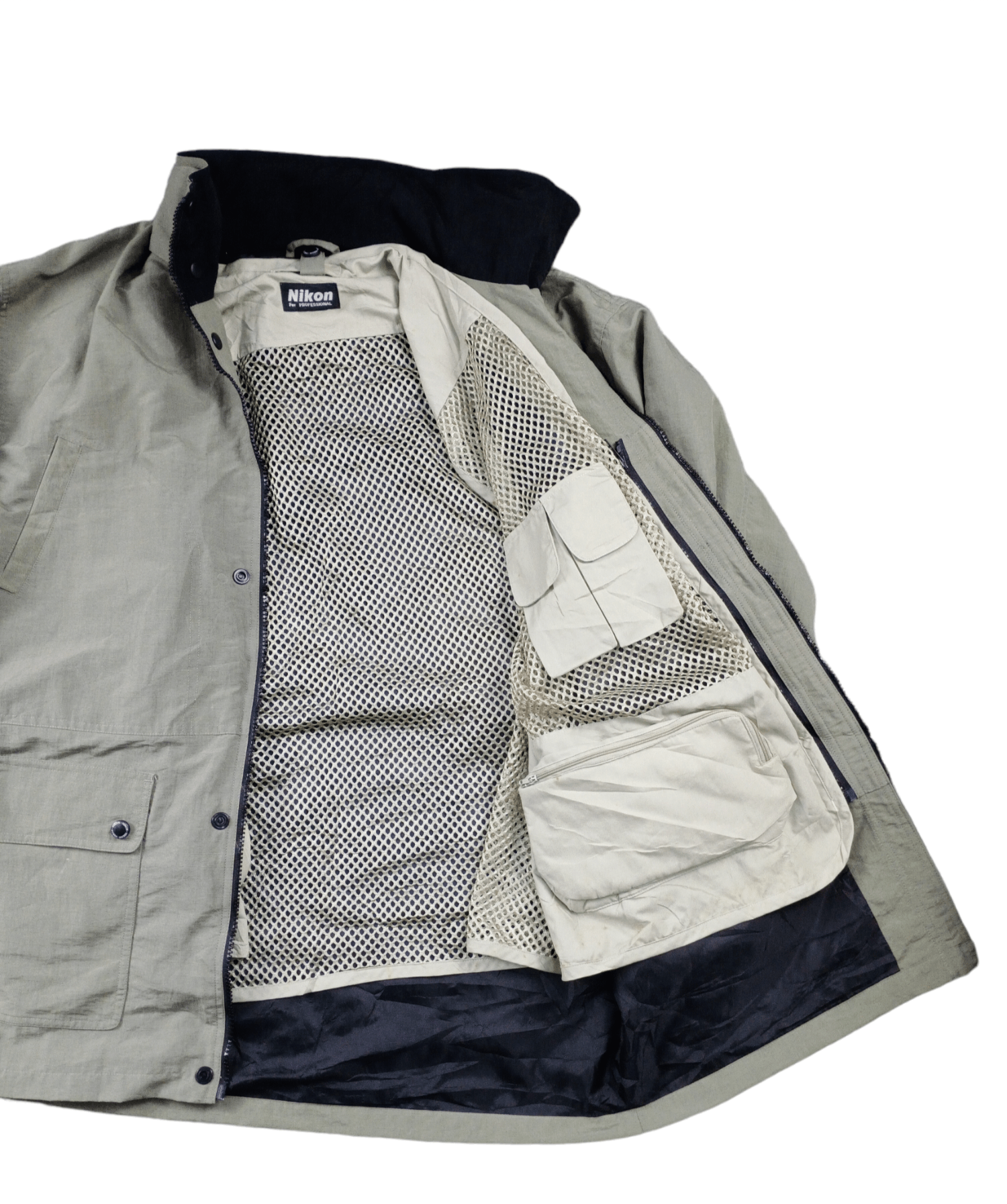 Japanese Brand × Nikon Vintage Nikon Double Pocket Hooded Jacket With Vest Size XL Size US L / EU 52-54 / 3 - 4 Thumbnail