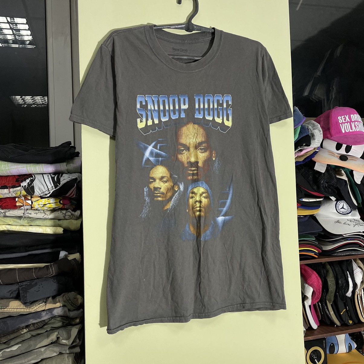Vintage Vintage 90s Snoop Dogg Sun Faded Graphic Tee Swag Boxy S Size US S / EU 44-46 / 1 - 3 Thumbnail