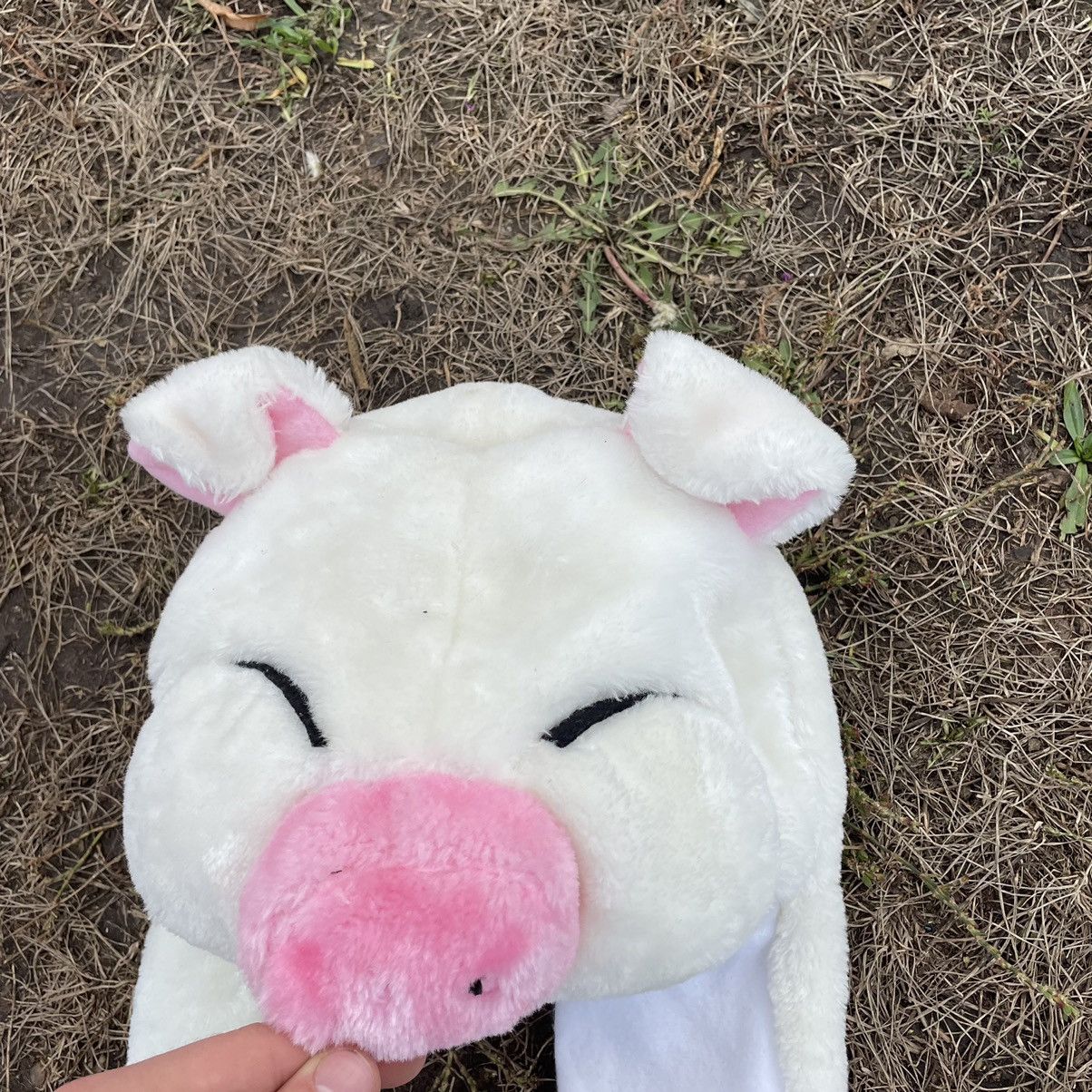 Vintage Vintage 90s Pig Beanie Emo Streetwear Alt Kawaii Faded OS Size ONE SIZE - 5 Thumbnail