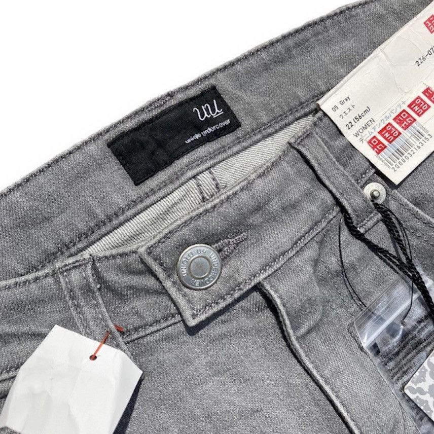 Jun Takahashi 🇯🇵 BNOS UNIQLO X UNDERCOVER DENIM ANKLE PANTS + Size 28" / US 6 / IT 42 - 4 Thumbnail