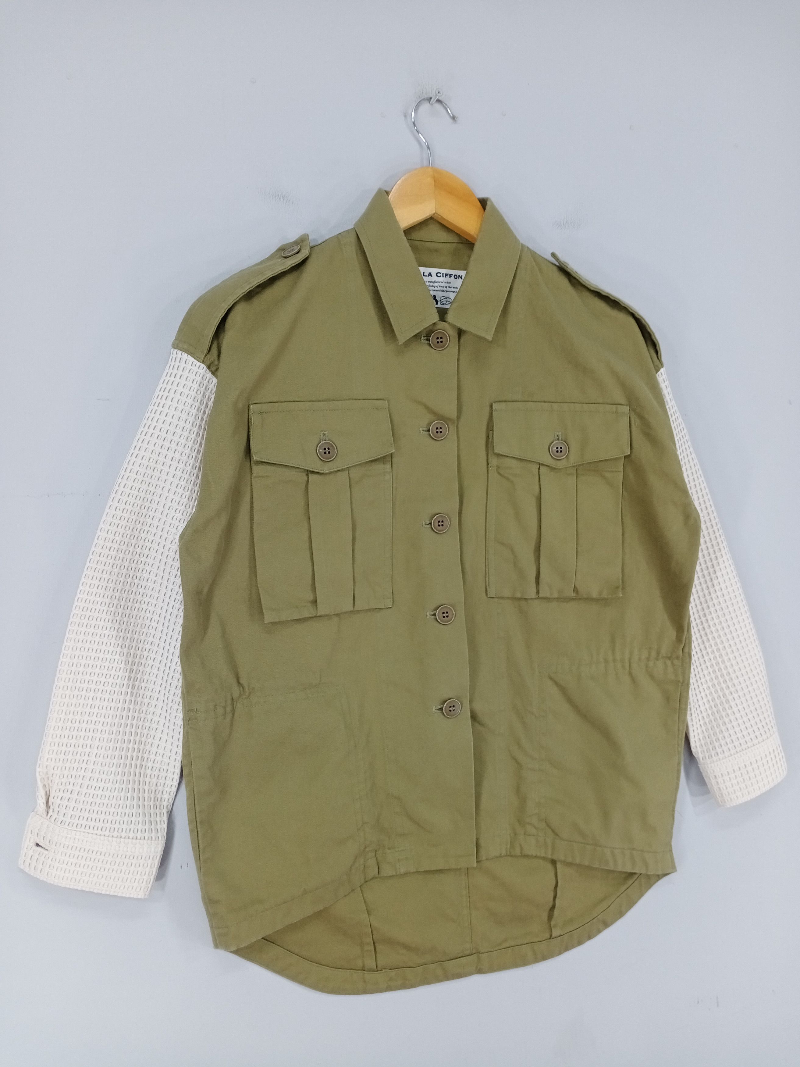 Designer × Japanese Brand 💥RARE💥Stella Ciffon Double Pocket Button Shirt Jacket Size M / US 6-8 / IT 42-44 - 2 Thumbnail
