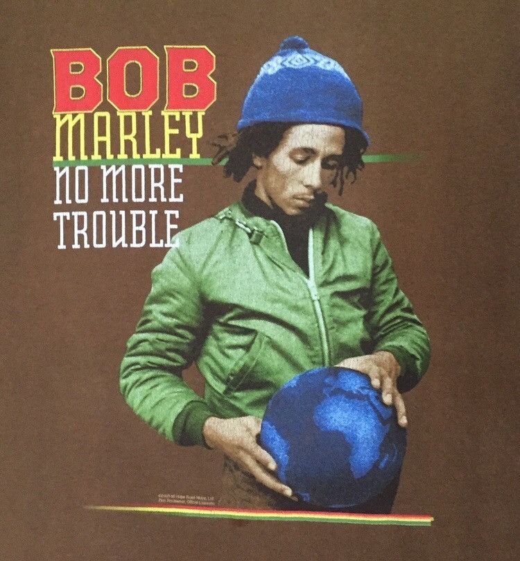 Band Tees DISTRESSED VINTAGE BOB MARLEY REGGAE ROCK BAND TSHIRT Size US L / EU 52-54 / 3 - 3 Thumbnail