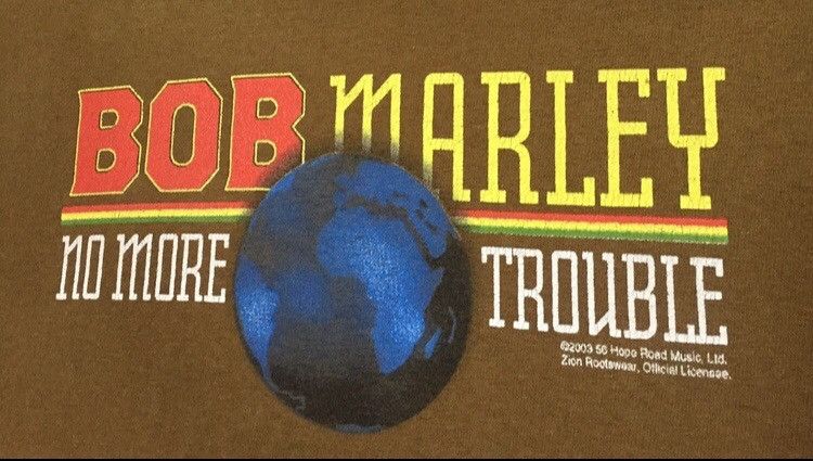 Band Tees DISTRESSED VINTAGE BOB MARLEY REGGAE ROCK BAND TSHIRT Size US L / EU 52-54 / 3 - 8 Thumbnail