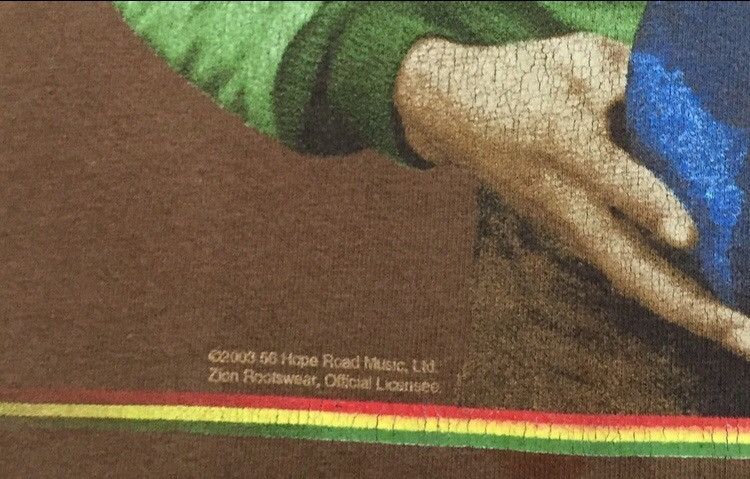 Band Tees DISTRESSED VINTAGE BOB MARLEY REGGAE ROCK BAND TSHIRT Size US L / EU 52-54 / 3 - 4 Thumbnail