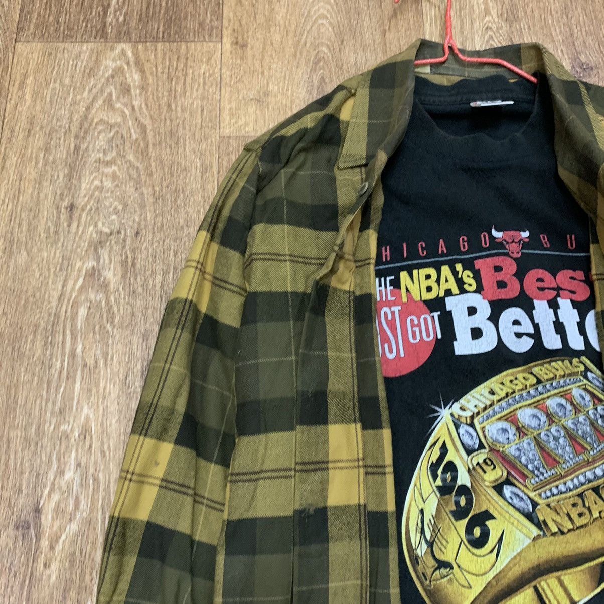 Vintage Flannel Checkered Shirt Travis Style