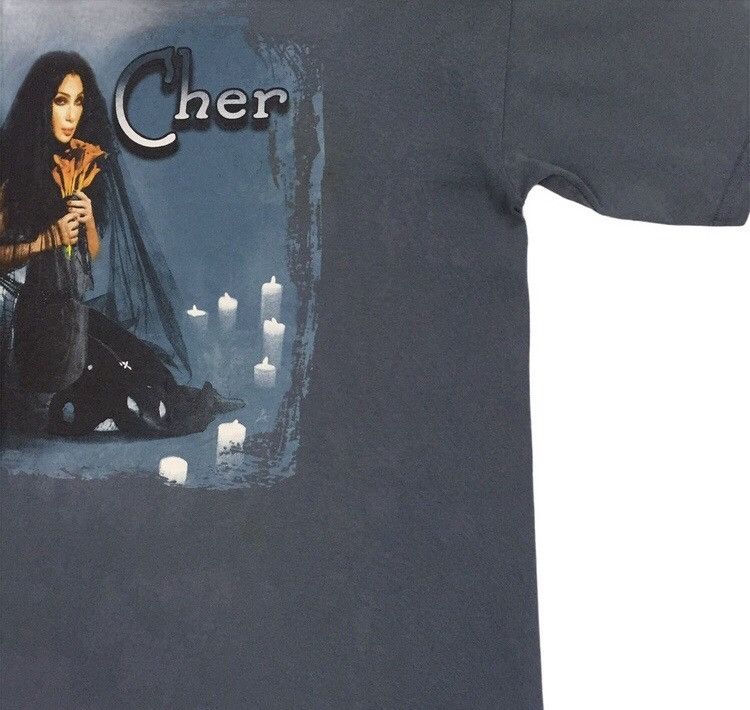 Band Tees VINTAGE 90s CHER DO YOU BELIEVE TOUR AMERICAN SINGER TSHIRT Size US L / EU 52-54 / 3 - 5 Thumbnail