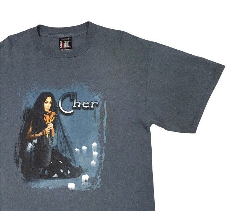 Band Tees VINTAGE 90s CHER DO YOU BELIEVE TOUR AMERICAN SINGER TSHIRT Size US L / EU 52-54 / 3 - 2 Thumbnail