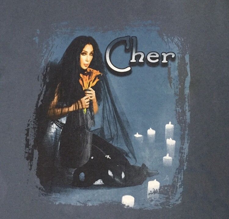Band Tees VINTAGE 90s CHER DO YOU BELIEVE TOUR AMERICAN SINGER TSHIRT Size US L / EU 52-54 / 3 - 3 Thumbnail