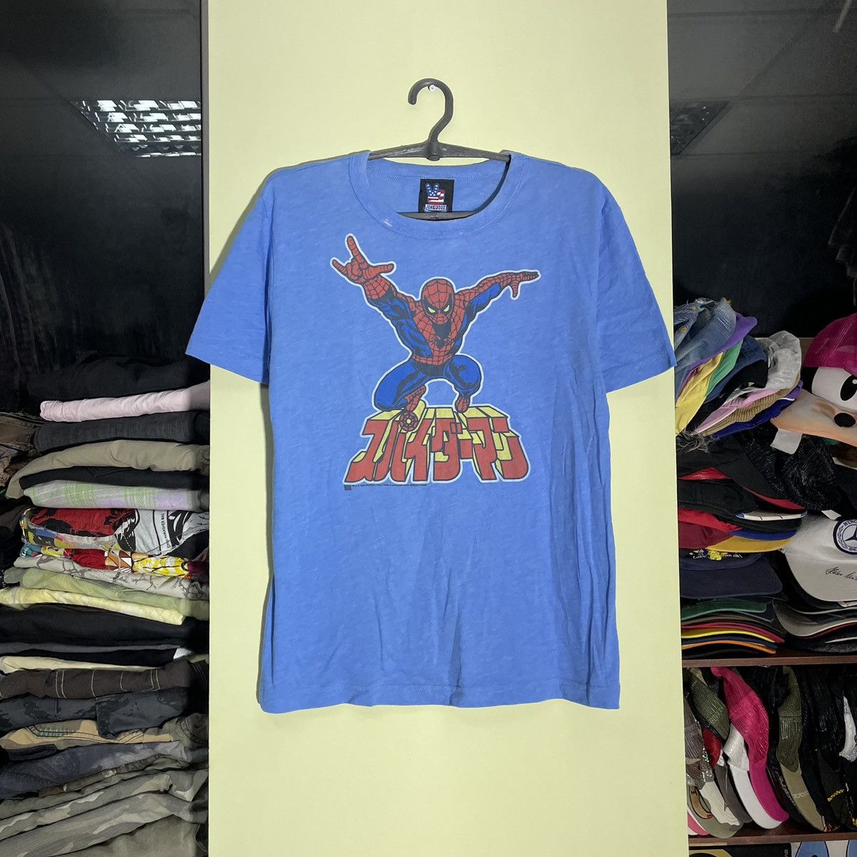 Vintage Vintage Y2K Spider Man Graphic Tee Sun Faded Streetwear S Size US S / EU 44-46 / 1 - 1 Thumbnail