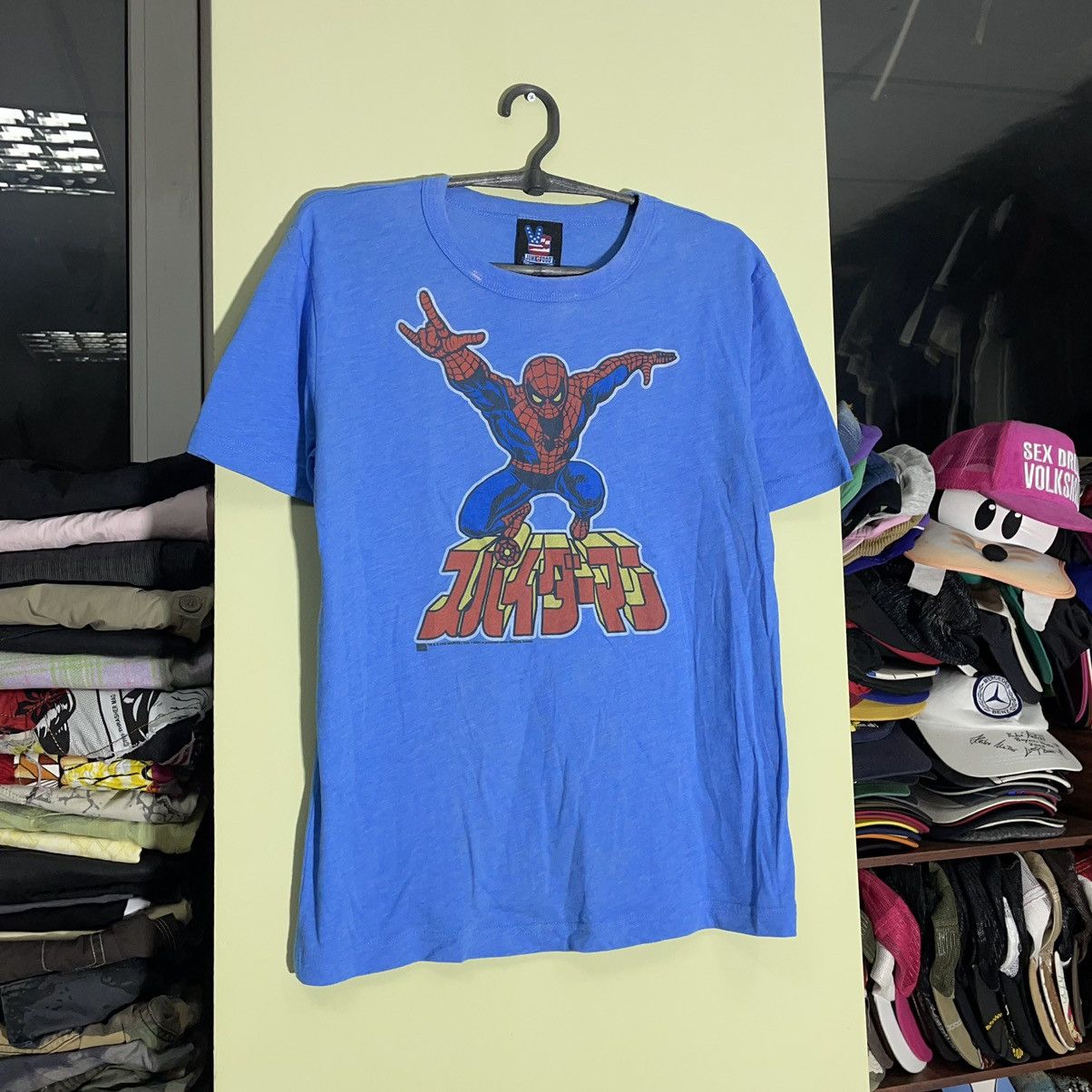 Vintage Vintage Y2K Spider Man Graphic Tee Sun Faded Streetwear S Size US S / EU 44-46 / 1 - 2 Thumbnail