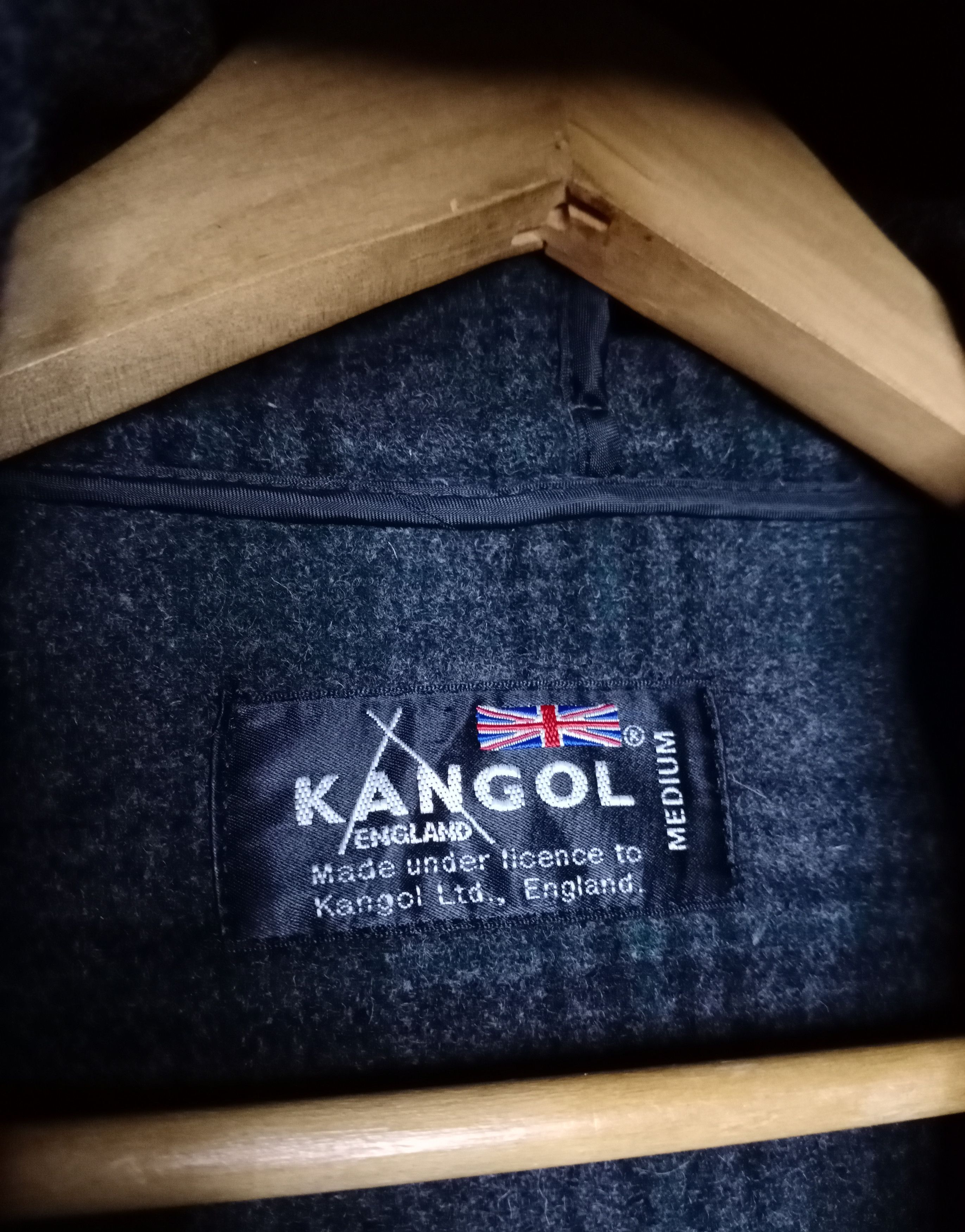 Designer × Kangol Kangol Heavy Wool Long Coat Hooded Jacket Size US M / EU 48-50 / 2 - 5 Thumbnail