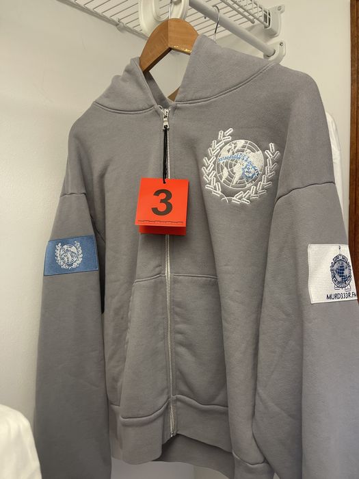 MURD333R.FM YELLOW PEACEMAKER 2 HOODIE
