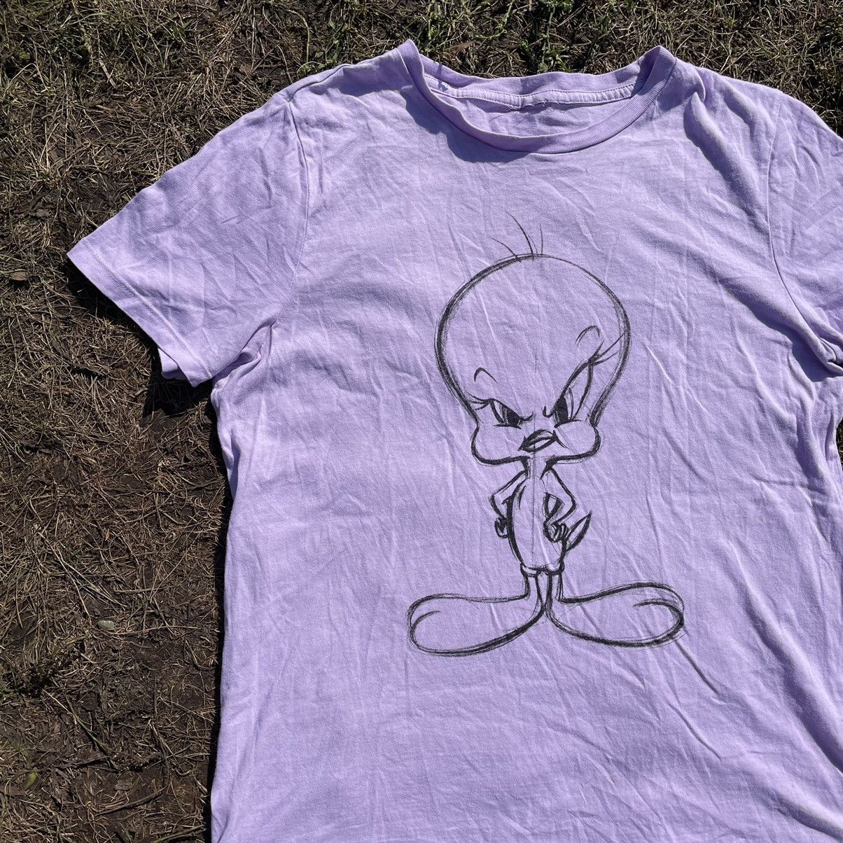 Other Vintage Y2K Looney Tones Horror Tee Movie Humor Print Band Size US L / EU 52-54 / 3 - 3 Thumbnail