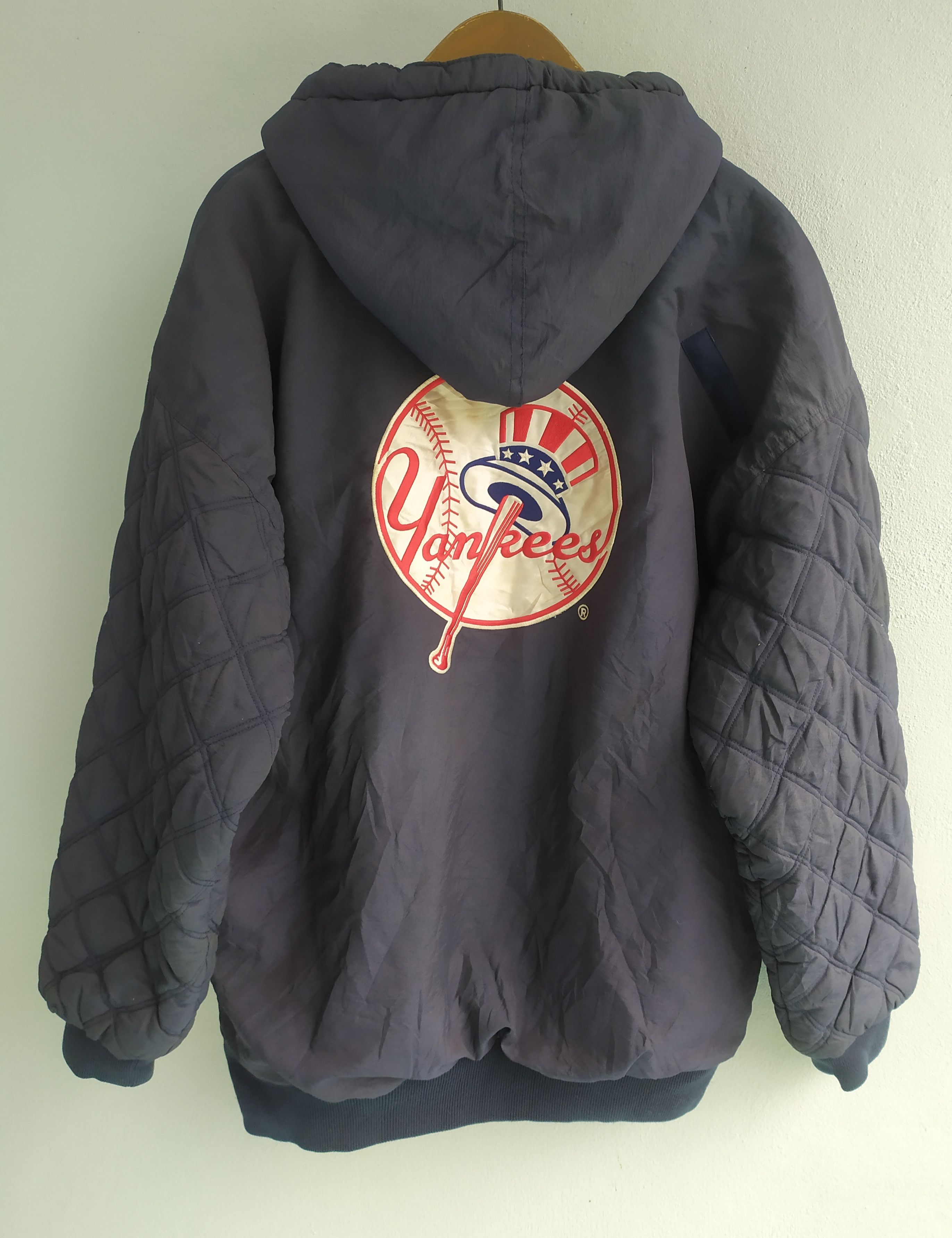 Starter × Vintage Vintage Starter Yankees Jacket Size US L / EU 52-54 / 3 - 2 Thumbnail