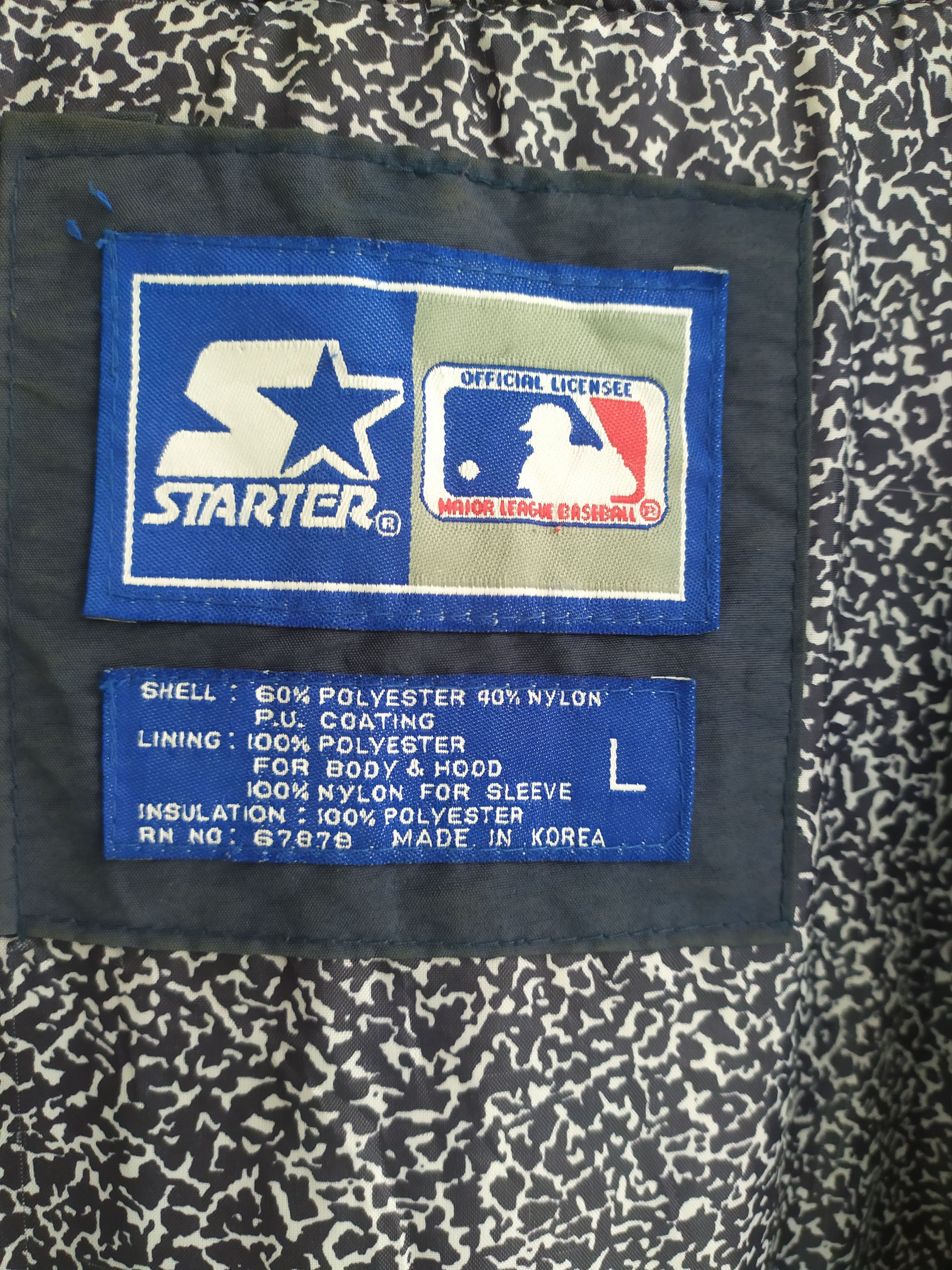 Starter × Vintage Vintage Starter Yankees Jacket Size US L / EU 52-54 / 3 - 3 Thumbnail