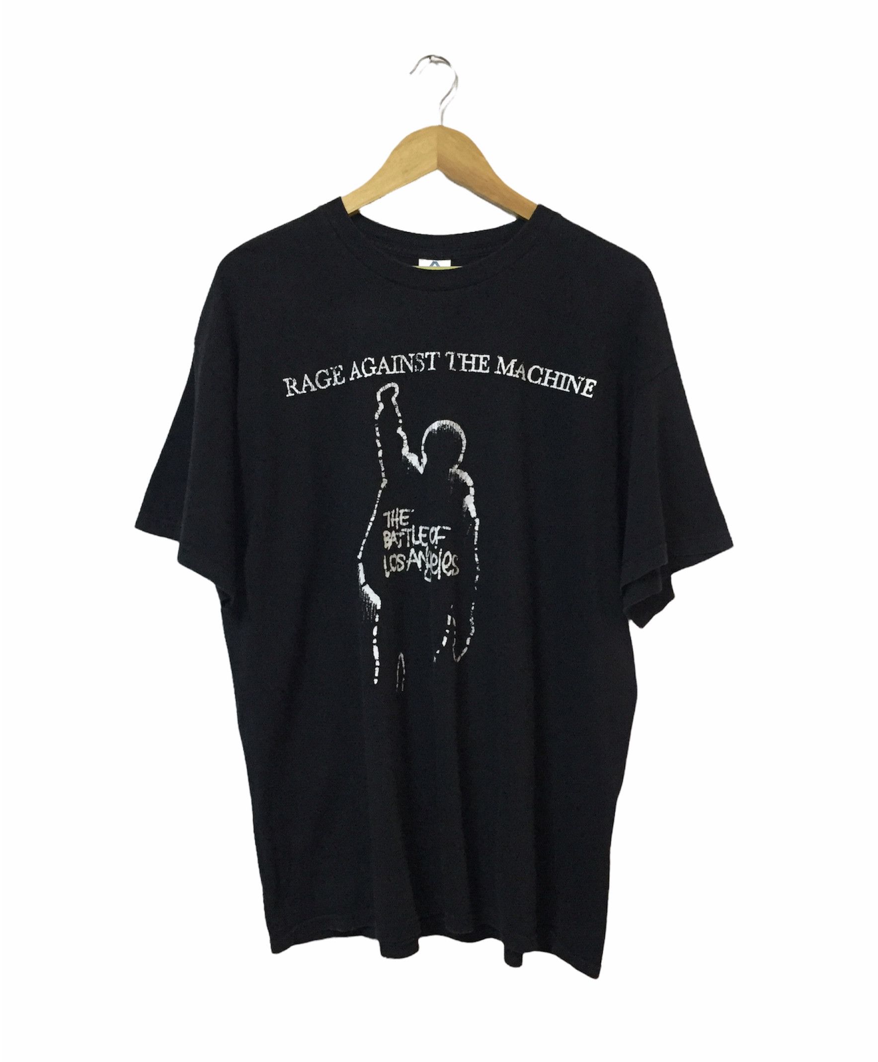 VINTAGE 00s RAGE AGAINST THE MACHINE NU METAL BAND TSHIRT