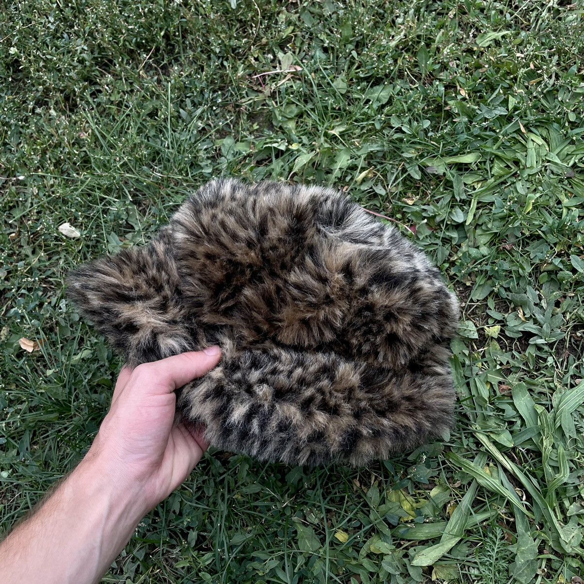 Vintage Vintage 90s Mohair Fuzzy Beanie Hat Streetwear Goth Slim OS Size ONE SIZE - 4 Thumbnail
