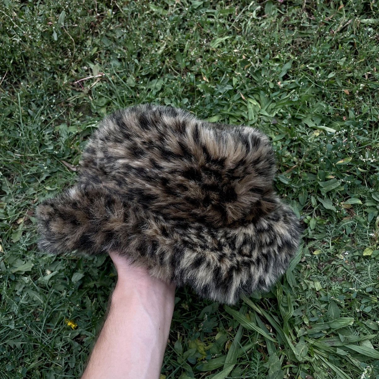 Vintage Vintage 90s Mohair Fuzzy Beanie Hat Streetwear Goth Slim OS Size ONE SIZE - 2 Thumbnail