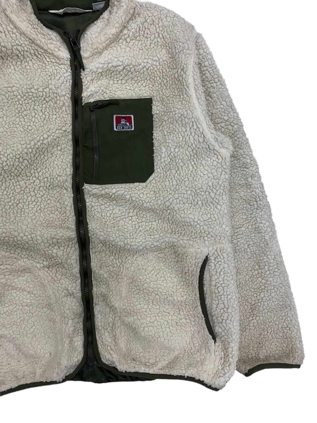 Ben Davis Vintage Ben Davis Sherpa Deep Pile Fleece Jacket Size US L / EU 52-54 / 3 - 3 Thumbnail