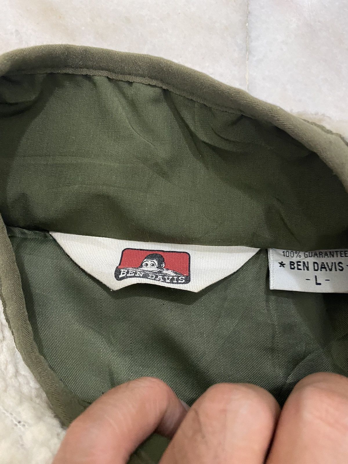 Ben Davis Vintage Ben Davis Sherpa Deep Pile Fleece Jacket Size US L / EU 52-54 / 3 - 7 Thumbnail