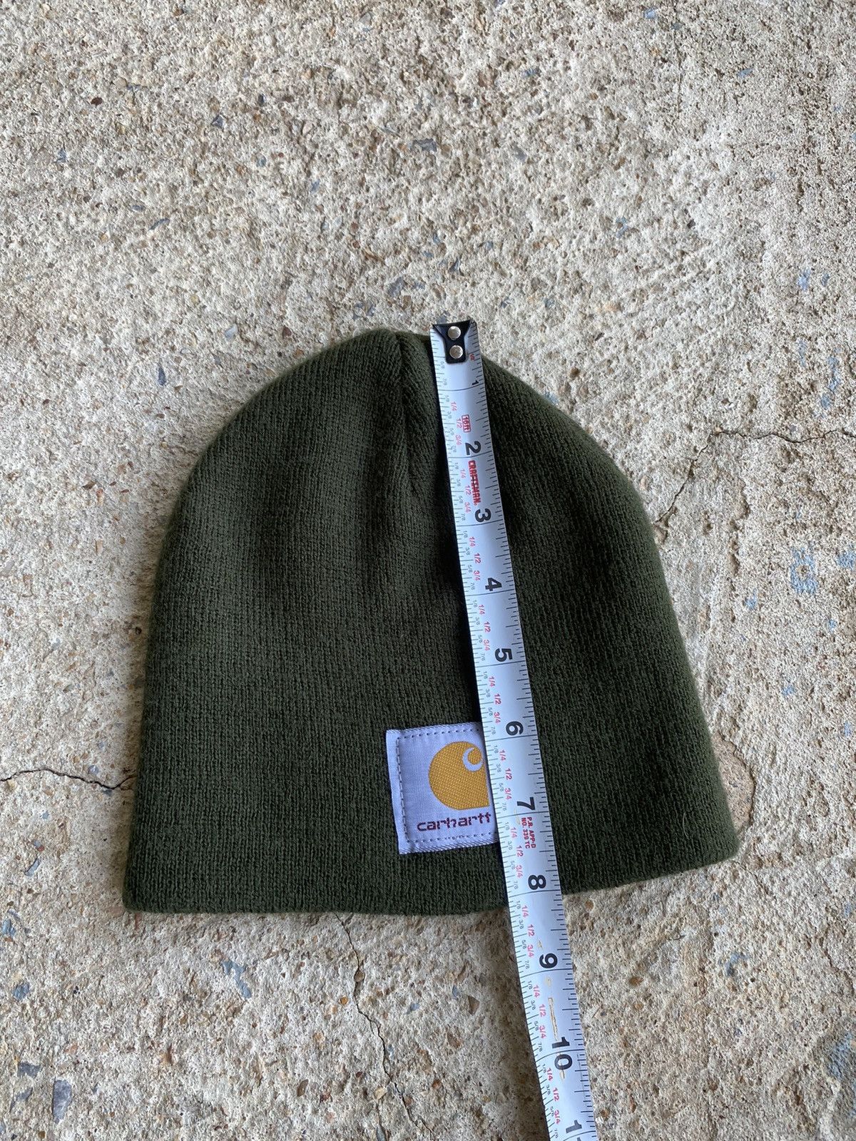 Carhartt × Vintage Vintage Y2K Green Carhartt Beanie Size ONE SIZE - 5 Thumbnail