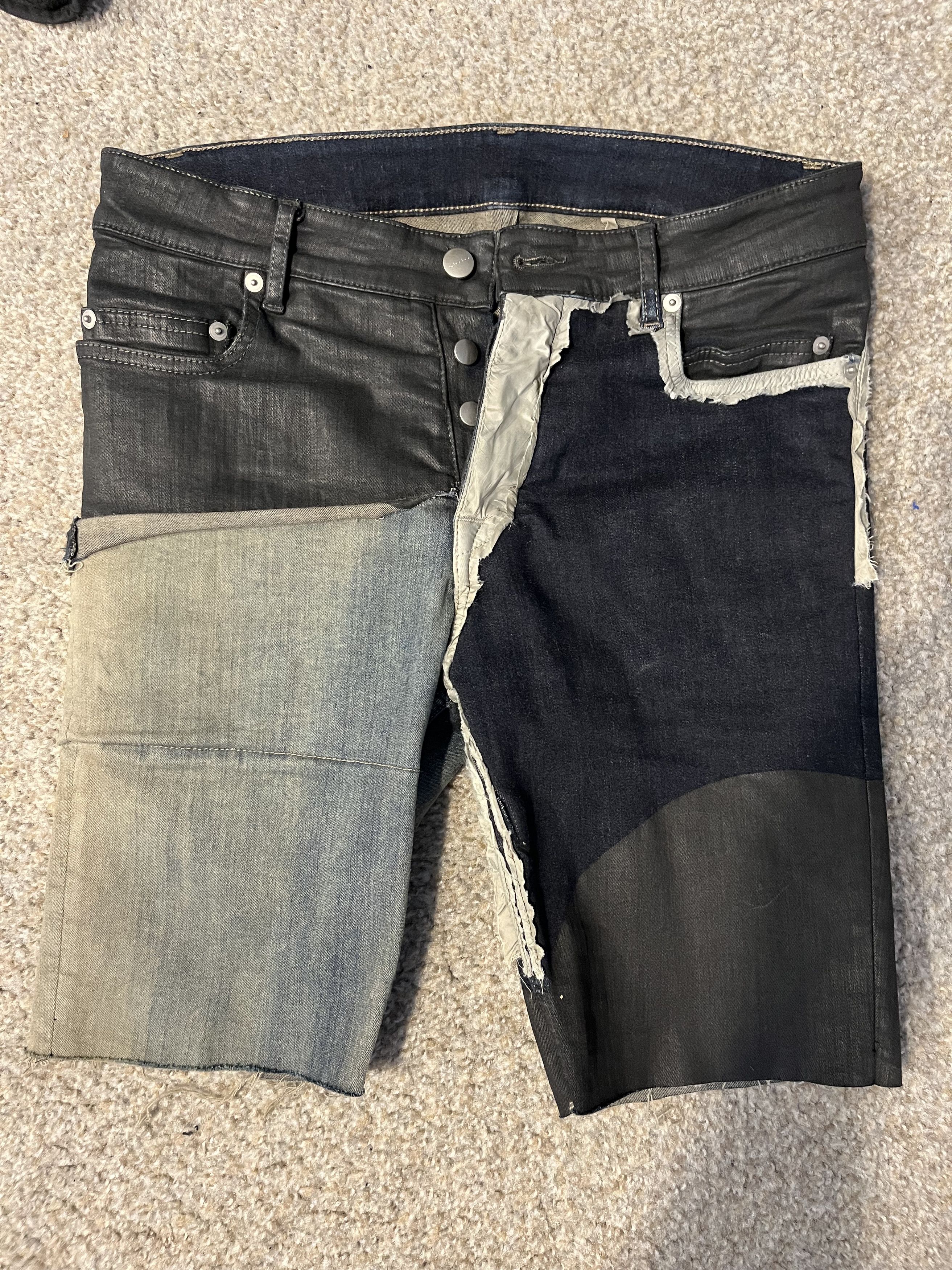 Rick Owens × Rick Owens Drkshdw Rick Owens Tyrone Shorts | Grailed 