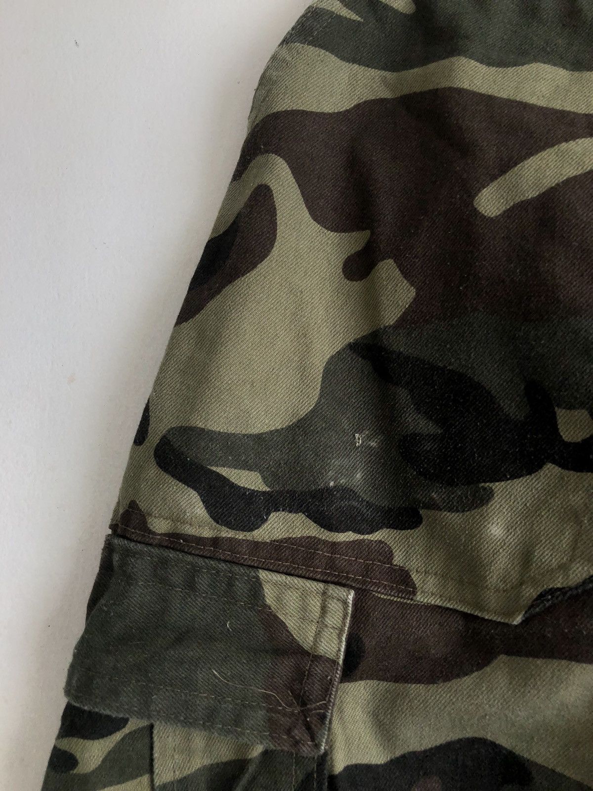 Japanese Brand Vintage 90s army camo cargo pants wide leg baggy fit Y2K Size US 32 / EU 48 - 6 Thumbnail
