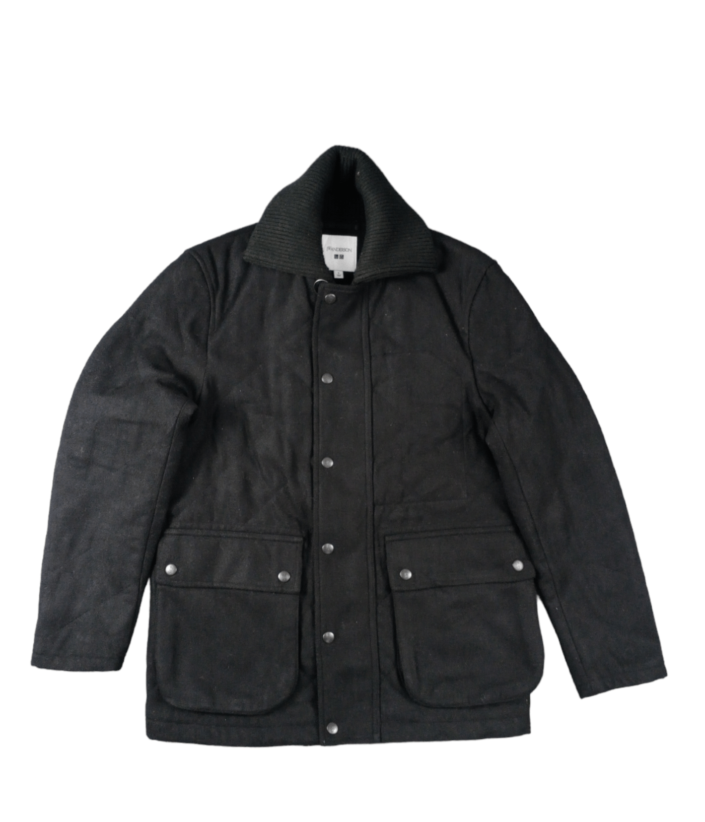 image of J W Anderson x Uniqlo J.w.anderson By Uniqlo Wool Jacket Nice Design Size S in Black, Men's