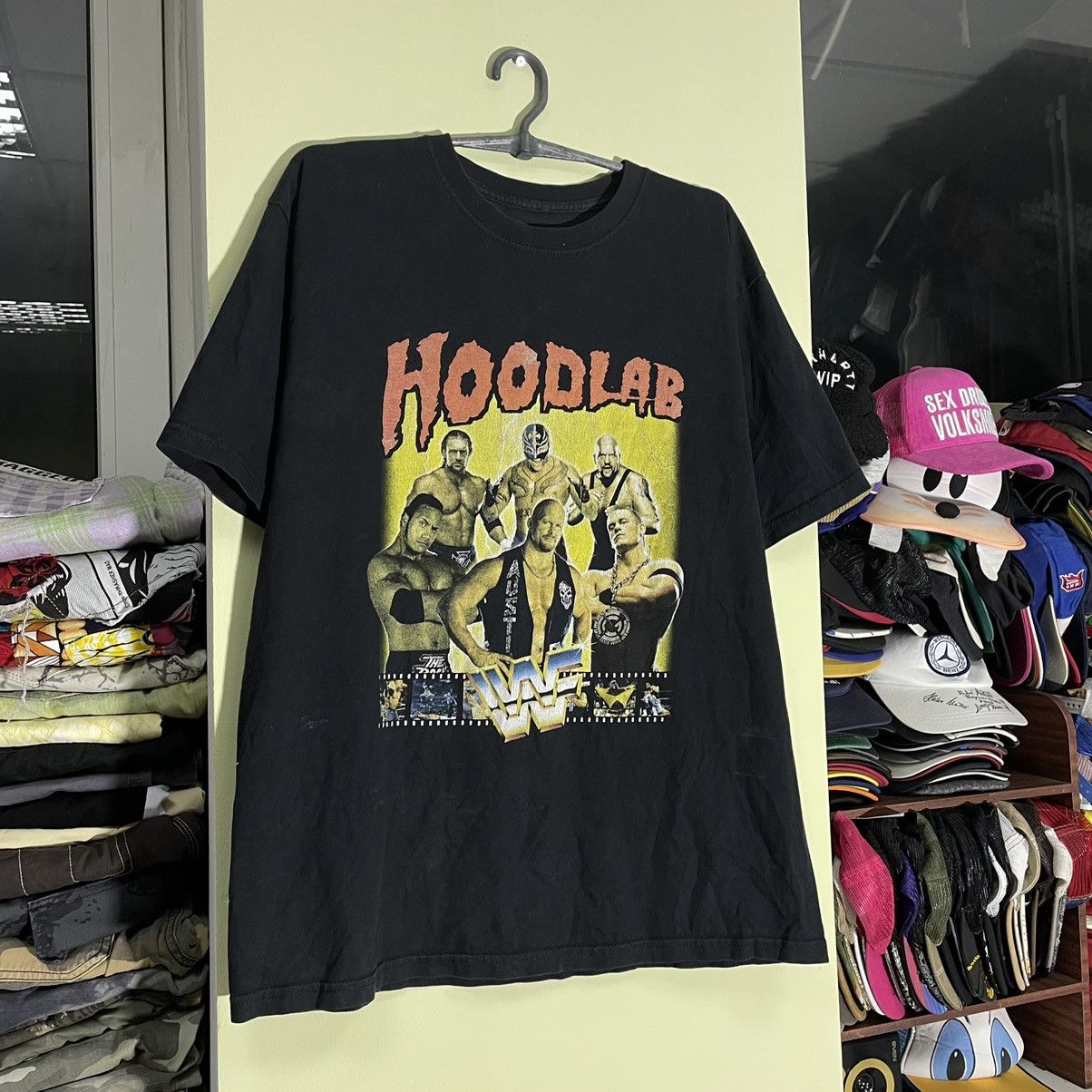 Vintage Vintage Y2K Hoodlab Graphic Tee Sun Faded Streetwear Baggy L Size US L / EU 52-54 / 3 - 2 Thumbnail