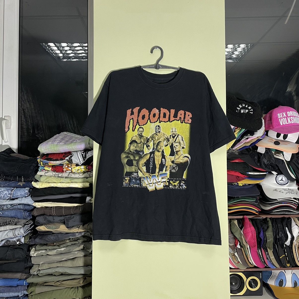 Vintage Vintage Y2K Hoodlab Graphic Tee Sun Faded Streetwear Baggy L Size US L / EU 52-54 / 3 - 1 Thumbnail