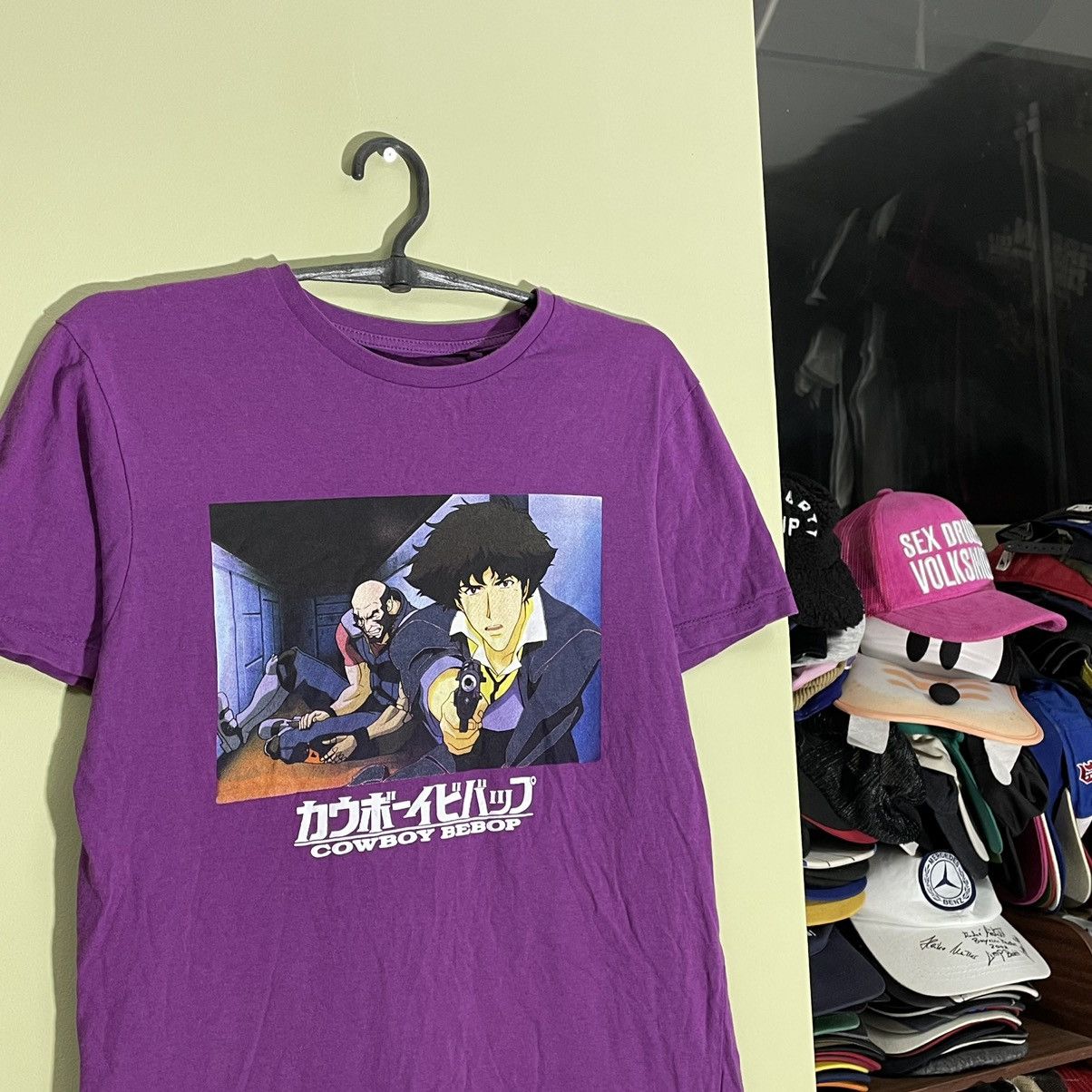 Vintage Vintage Y2K Cowboy Bebop Anime Graphic Tee Purple Streetwear Size US S / EU 44-46 / 1 - 1 Thumbnail