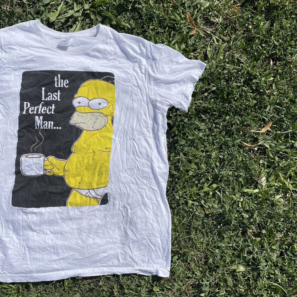 Band Tees Vintage Y2K The Simpsons Homer Art Band Rock Streetwear Size US XL / EU 56 / 4 - 2 Thumbnail