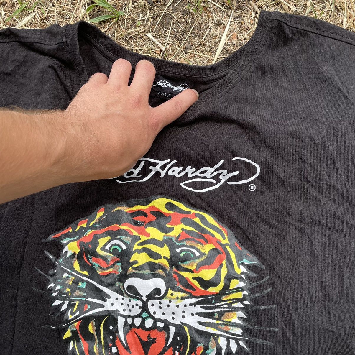 Ed Hardy Vintage Y2K Ed Hardy Dragon Tee Art Band Rock Streetwear Size US XXL / EU 58 / 5 - 5 Thumbnail