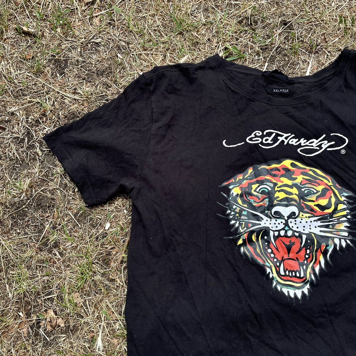 Ed Hardy Vintage Y2K Ed Hardy Dragon Tee Art Band Rock Streetwear Size US XXL / EU 58 / 5 - 3 Thumbnail