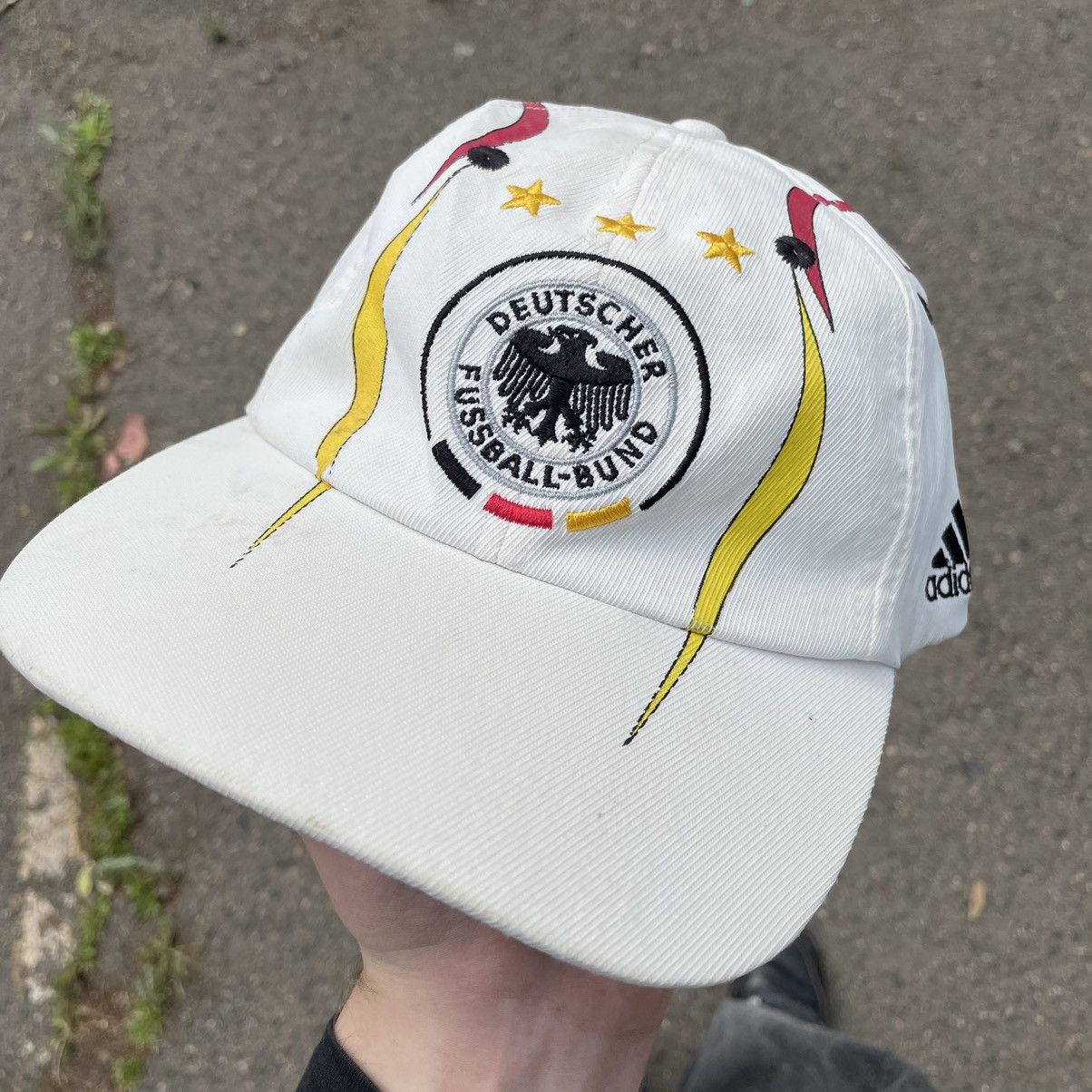 Adidas Vintage Y2K Adidas Multi Logo Cap Hat Streetwear Hype Size ONE SIZE - 3 Thumbnail