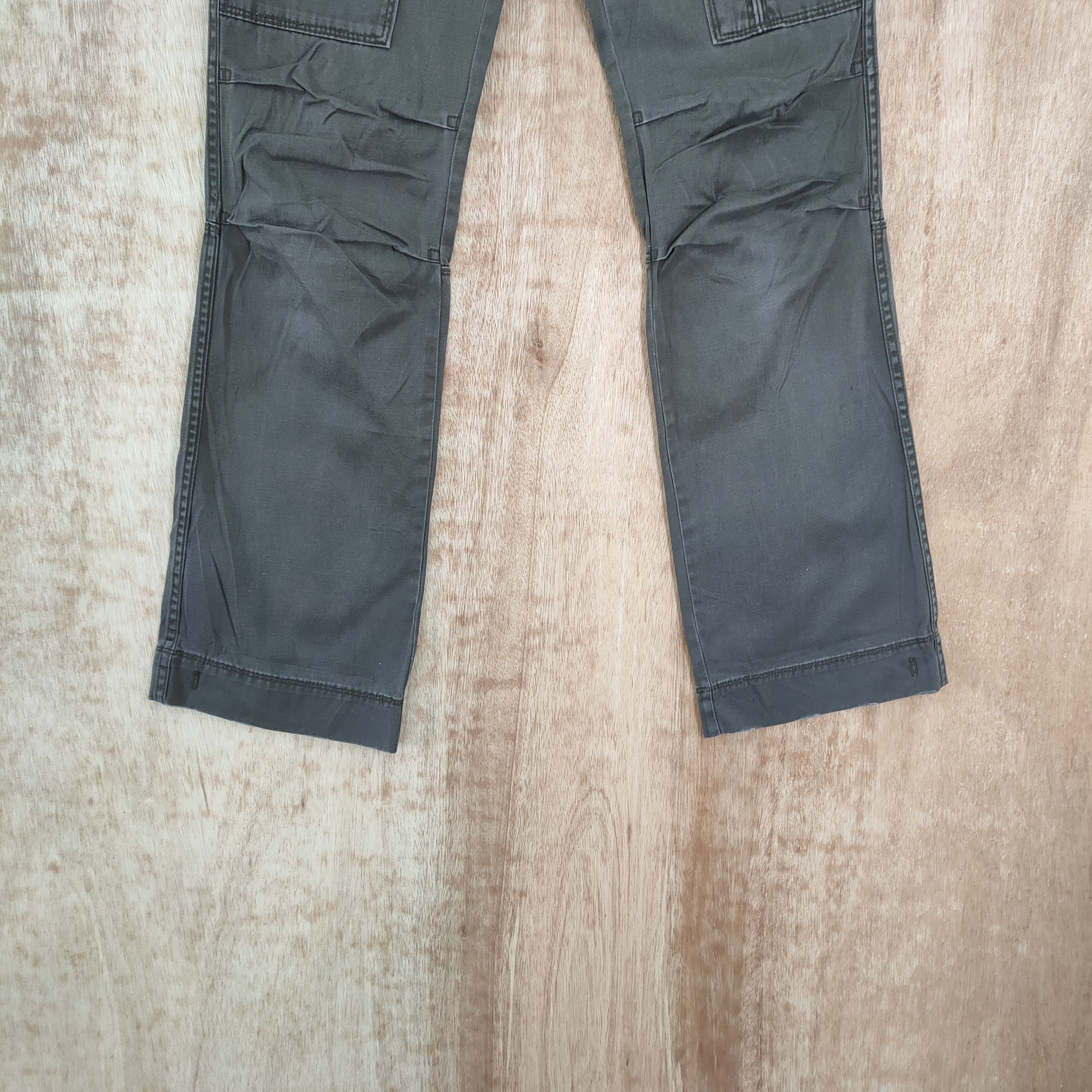 Japanese Brand VINTAGE JAPANESE 986 FLARE CARGO PANTS Size US 30 / EU 46 - 3 Thumbnail
