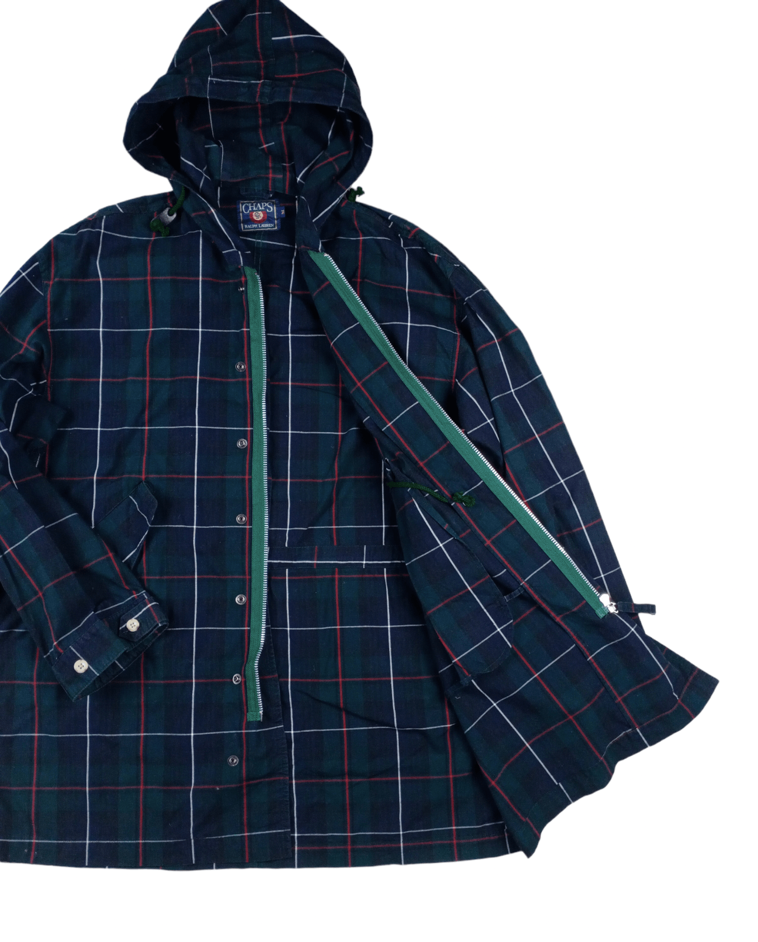 Chaps Ralph Lauren × Polo Ralph Lauren 💥RARE💥Vintage Chaps Ralph Lauren Nova Check Parkas Jacket Size US L / EU 52-54 / 3 - 4 Thumbnail