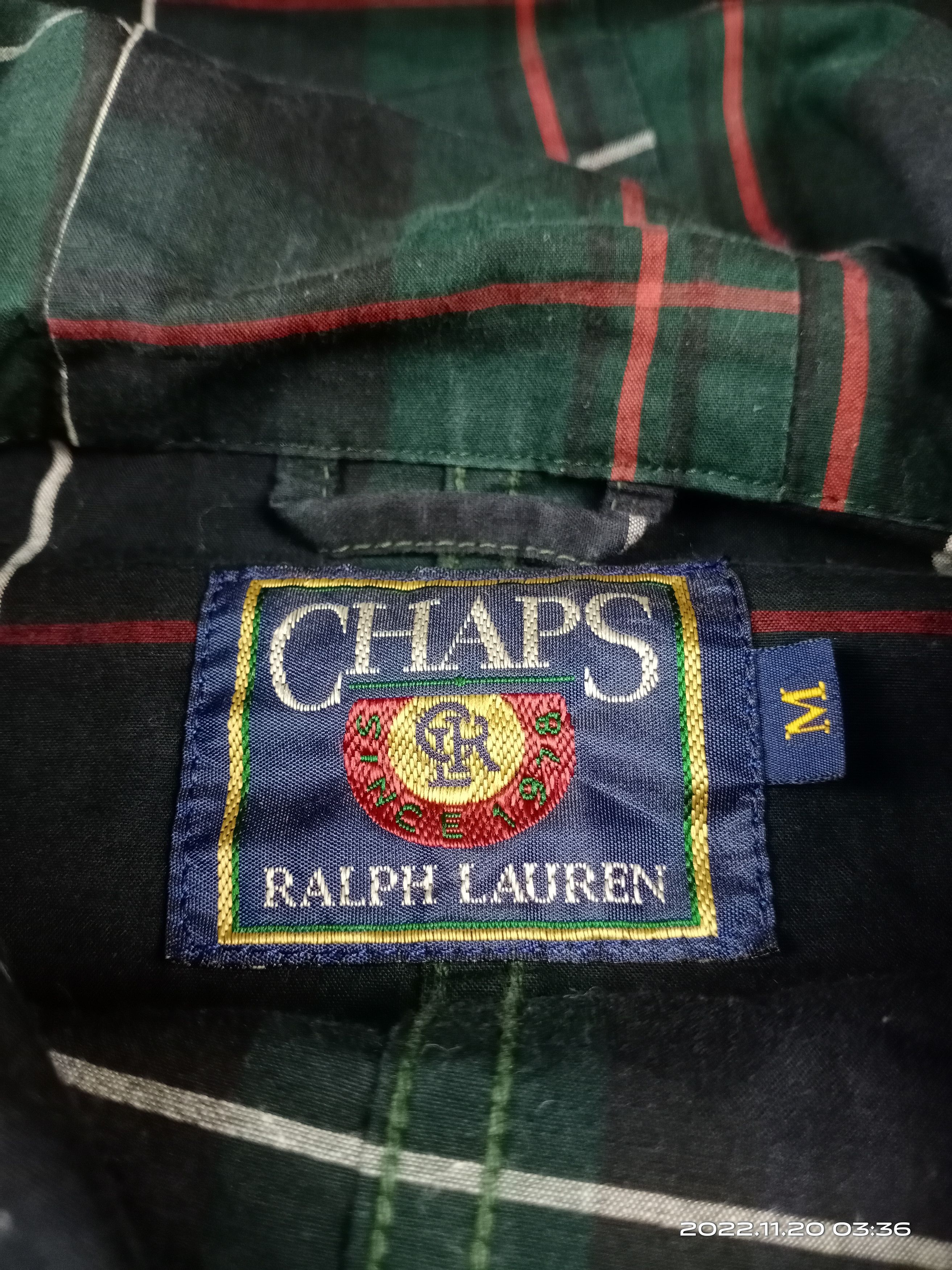 Chaps Ralph Lauren × Polo Ralph Lauren 💥RARE💥Vintage Chaps Ralph Lauren Nova Check Parkas Jacket Size US L / EU 52-54 / 3 - 7 Thumbnail