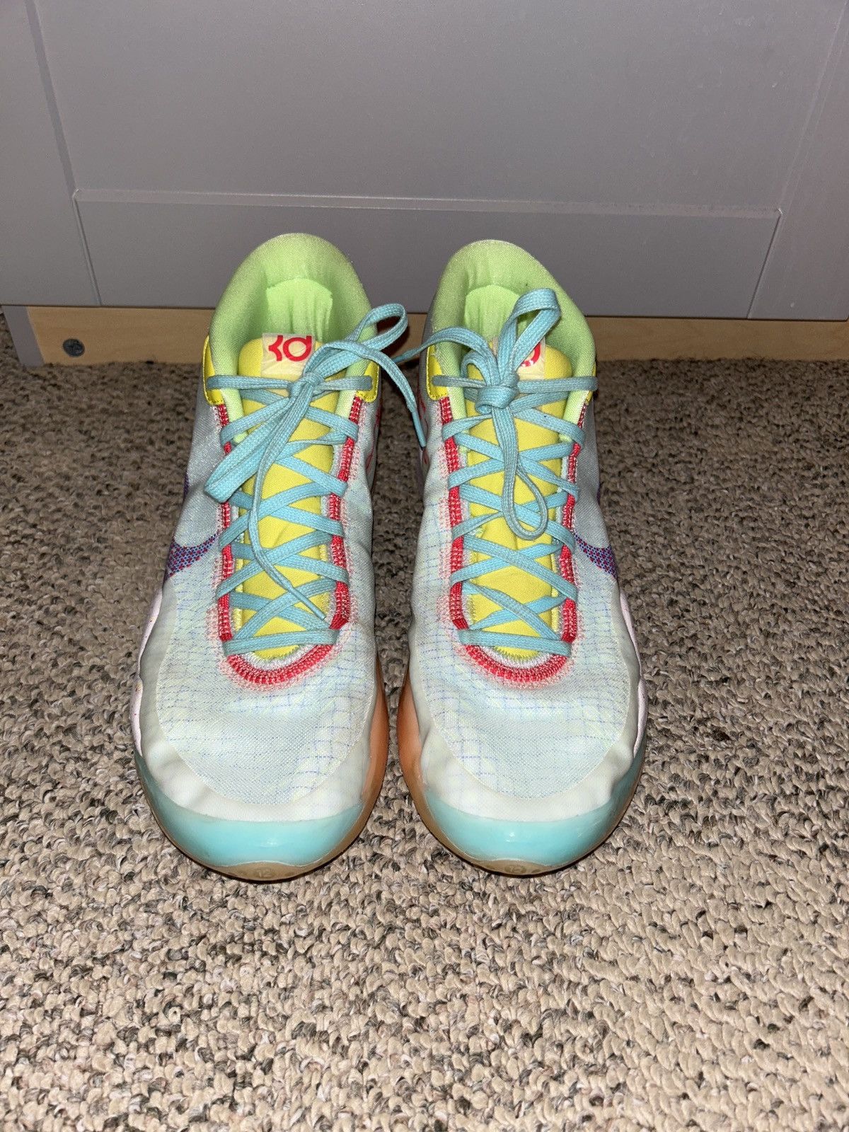 Nike Nike Zoom KD12 NRG EYBL Peach Jam Size US 13 / EU 46 - 3 Thumbnail