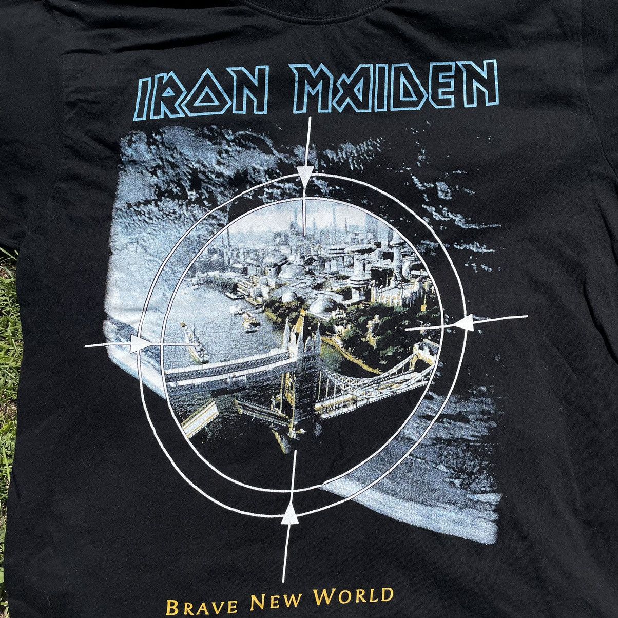 Vintage Vintage Iron Maiden Band Tee Graphic Print Grunge Rock L Size US L / EU 52-54 / 3 - 4 Thumbnail
