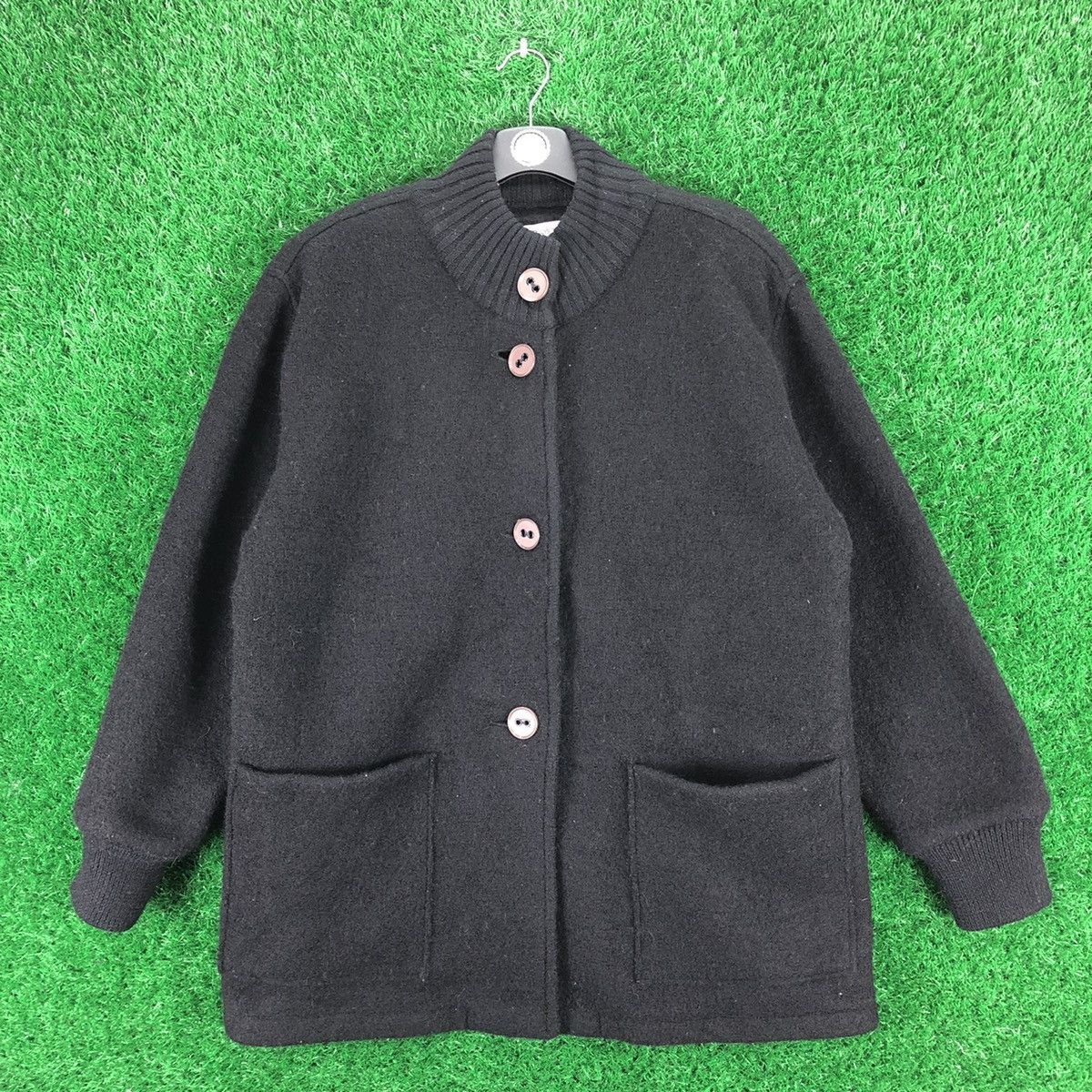 Japanese Brand Vintage Wool Jacket Japanese Designer by Kazamidori Size US XL / EU 56 / 4 - 1 Thumbnail