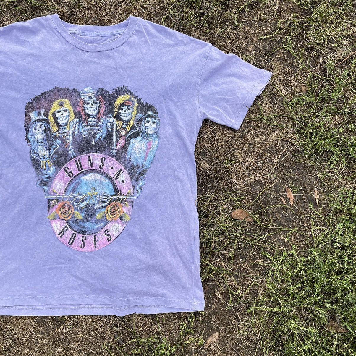 Vintage Vintage 2000s Guns N Roses Sun Faded Graphic Tee Grunge M Size US M / EU 48-50 / 2 - 2 Thumbnail