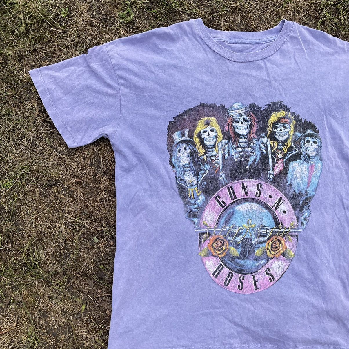 Vintage Vintage 2000s Guns N Roses Sun Faded Graphic Tee Grunge M Size US M / EU 48-50 / 2 - 3 Thumbnail