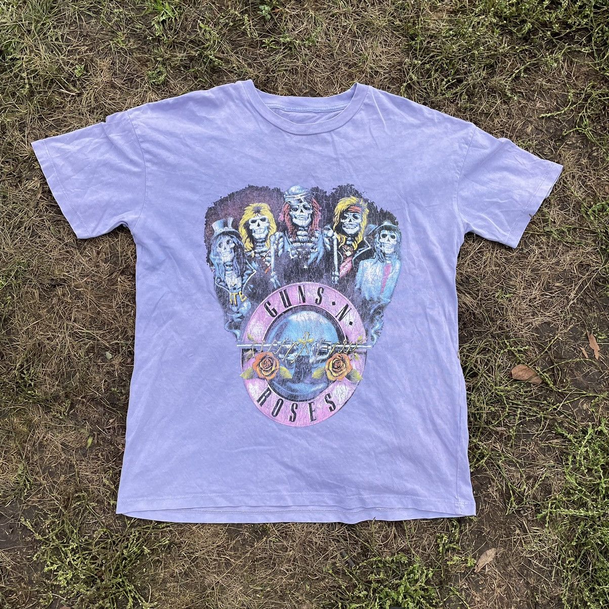 Vintage Vintage 2000s Guns N Roses Sun Faded Graphic Tee Grunge M Size US M / EU 48-50 / 2 - 1 Thumbnail