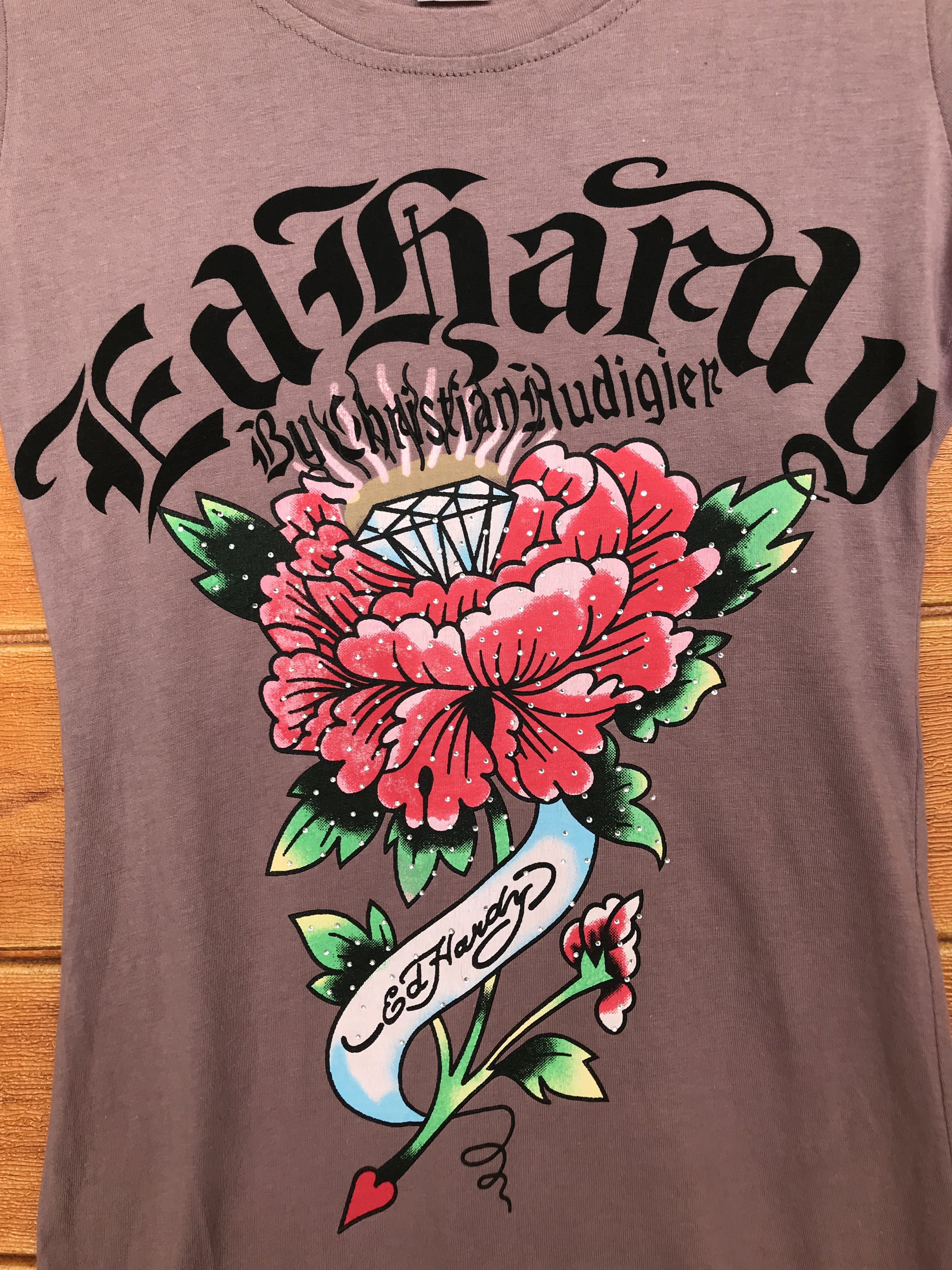 Ed Hardy Vintage ED HARDY By Christian Audigier Stretchable Y2K Size S / US 4 / IT 40 - 3 Thumbnail