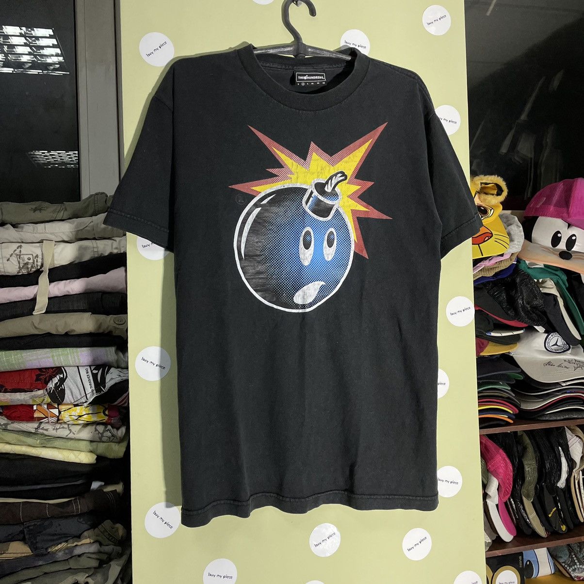 Vintage Vintage 90s Bomb Graphic Tee Sun Faded Skate Streetwear L Size US L / EU 52-54 / 3 - 3 Thumbnail