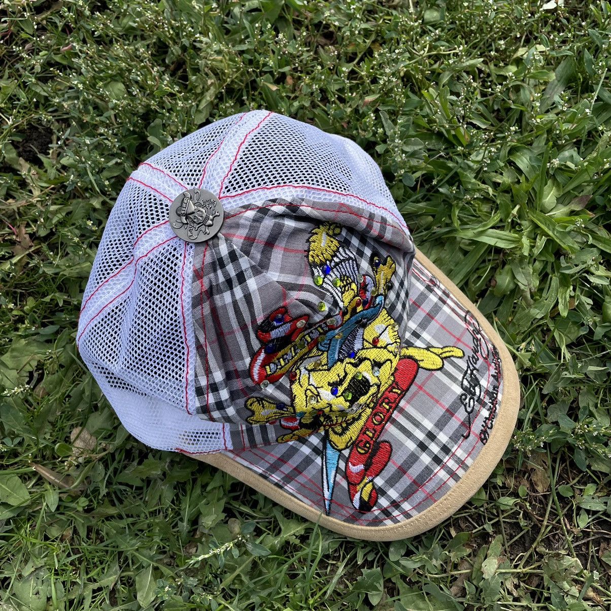 Ed Hardy Vintage Y2K Ed Hardy Cristian Audigier Streetwear Hat Cap Size ONE SIZE - 3 Thumbnail